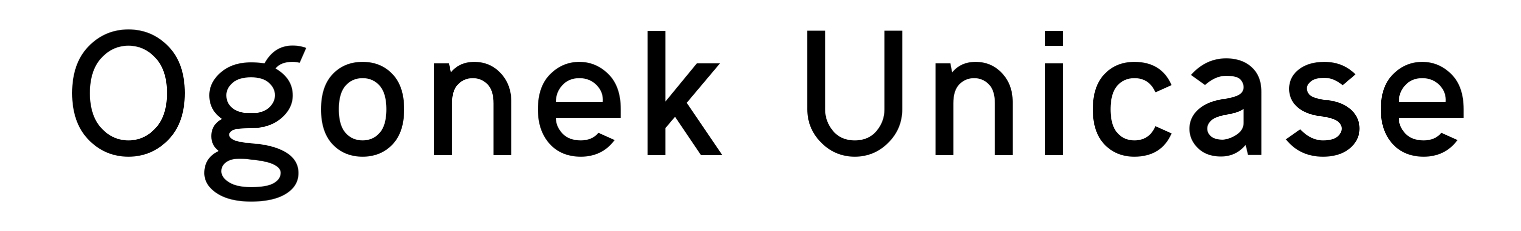 Ogonek Unicase